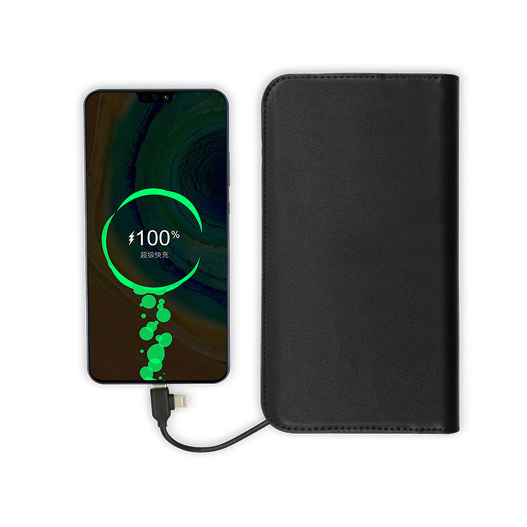 پاوربانک تبلیغاتی مدل کیف پول چرمی کد PB-109 - تصویر 2
